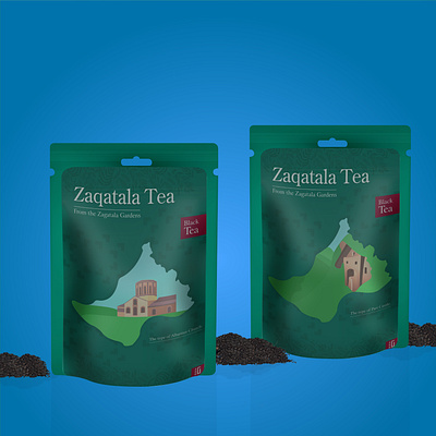 Zaqatala Tea Packaging Concept adobe branding design hello illustration packaging packagingdesign photo poster tea typography vector