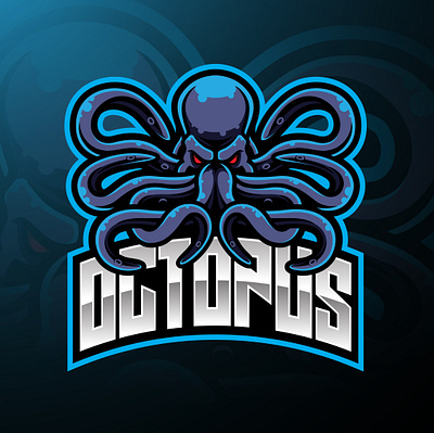 Octopus sport mascot logo design animal logo branding design esport esports game design graphic design illustration logo mascot logo octopus