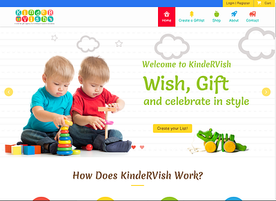 kindervish css design html jquery ui js laravel php ui ux web