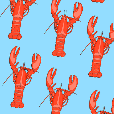 Lobster illustration illustration procreateapp