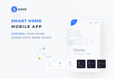 HOME - SMART HOME MOBILE APP alert app control floor interface ios kit layout mobile security setting smarthome system ui ux