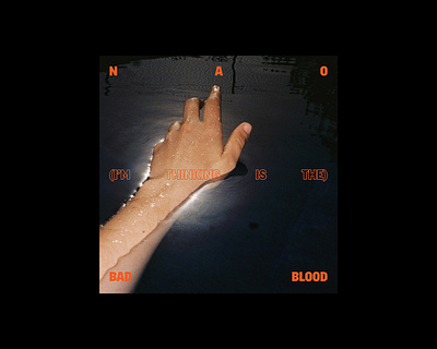 Album cover 300919 album cover album cover design bad blood cd cover cd sleeve cover design grid grid layout layout music music cover nao photography print song type typography