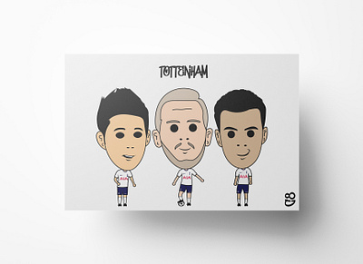 Tottenham FC Print. Tottenham FC Poster. alli football kane posters print soccer son spurs tottenham tottenham fc