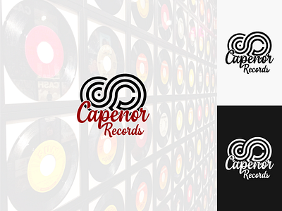 Logo Design - Capenor Records adobe behance project design dribbble dribbble best shot graphic graphicdesign graphics logo logodesign logodesigner logos logotype music record label vector vinyl record