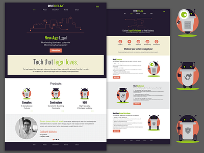 Webdesign - Concept-1 design flat illustration minimal ui ux website