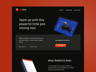 RedStick ● Final Draft ● Homepage webdesign website