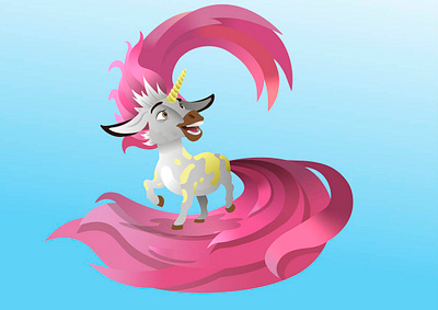 Unicorn character character design design illustration illustrator vector дизайн