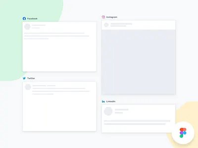 Free Social Media Templates download facebook fig figma free freebie post preview ressource ressources social media template