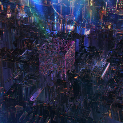 Digital Noise c4d cinema4d cinematic colorful concept design displacement futuristic redshift redshift3d