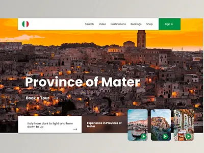 Province of Mater - Inspirational Design Website creative design header landingpage uidesign web design
