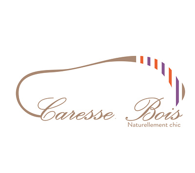 Logo rayures for Caresse Bois logo vecteur vector