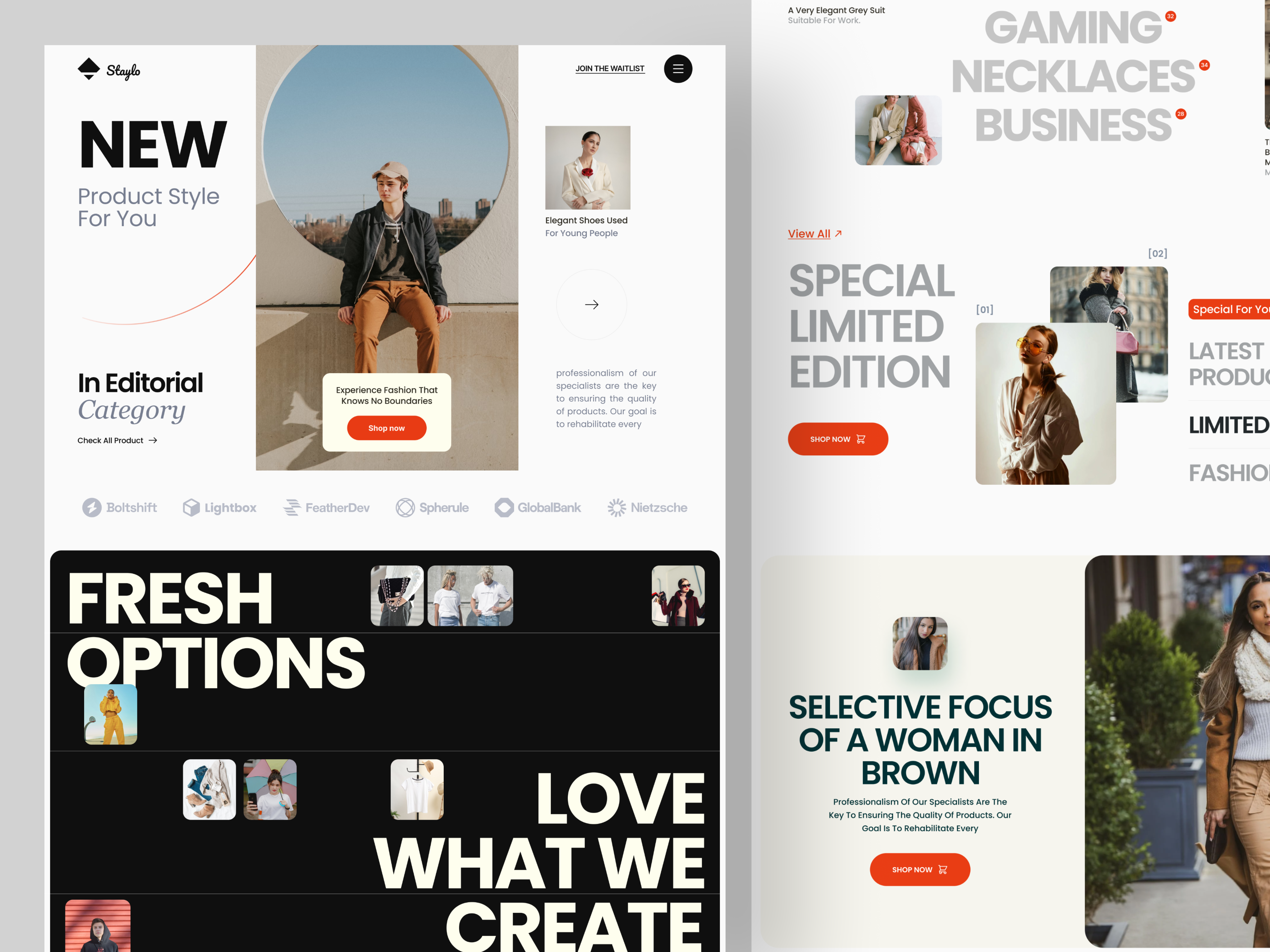 Example of Staylo - Fashion e commerce