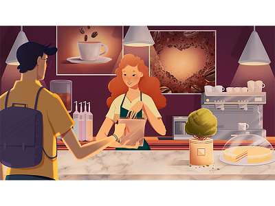 coffee humans artsy artwork character characterdesign coffe concept conceptart illustration stillframe vector