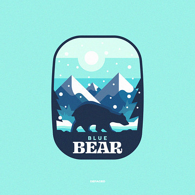 Blue Bear badge bear beer blue branding esport esportlogo esports gamer icon illustration mascot mascot logo