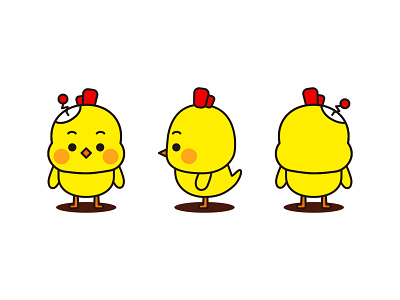 Radio chicken aniaml animation character characterdesign chicken color colorful cute illustration radio yellow 图标 小鸡 插图