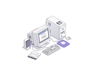 Google: 21 affinity google illustration isometric office outline rboy rocketboy