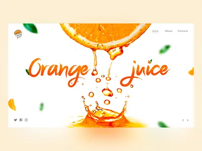 Juice 1 color concept creative design design juce juicy ui web