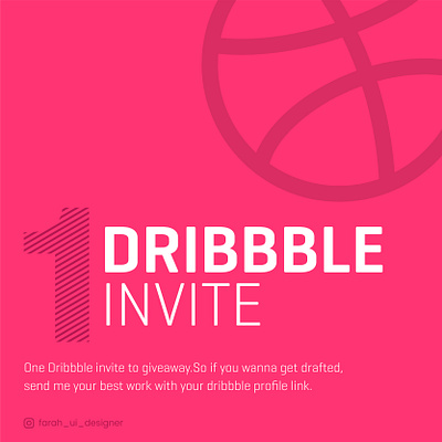 Dribbble Invite :) dribbble invite dribble uidesign uidesigner