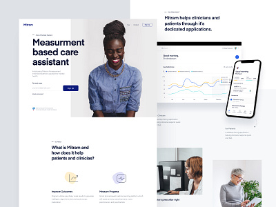 M - Website app application b2c dashboard design health healthcare medical mobile product design psychiatry ui user experience user interface ux web web design website