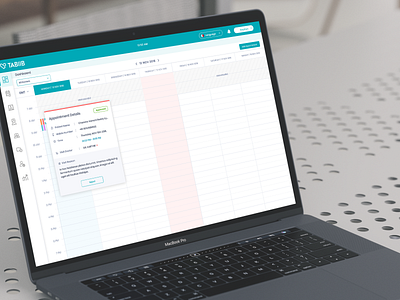 Calendar View - Tabiib appointment appointments book app booking branding calendar calendar app calendar ui clinic app clinica clinics doctor doctor app logo schedule app scheduler ux