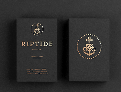 Riptide Branding and Redesign anchor branding design geometric icon logo minimalist nautical riptide sea simple vector