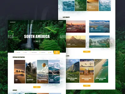 Redesign concept of Neckermann aftereffect clean concept interaction interaction design interface popular recent travel travel agency travel app travelling treding trend 2019 trends uxui web design webdesign website website design