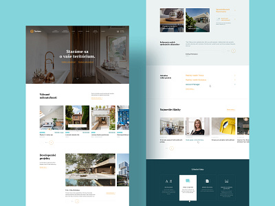 Real Estate Homepage clean homepage interface landing properties real estate realestate responsive slider web webdesign website