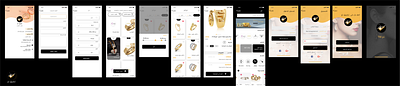 Jewelry App Screenshots app design application branding design icon jewelry logo ui ux xd xd design