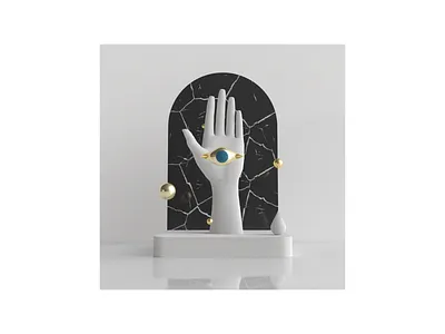 5 3d evileye five gold hamsa hand highfive marvel