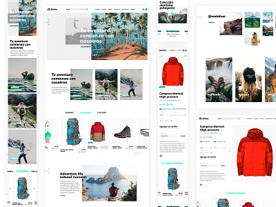 Theme Bahia Outdoor - Tiendanube / Nuvemshop branding design layouts nuvemshop themes tiendanube typography ui ux web