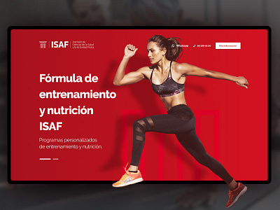 Landing page design design interface landing page onepage sports ui uiux webdesign