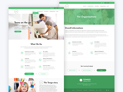 Tongo UI design landing page design sketch ui ux ux design web