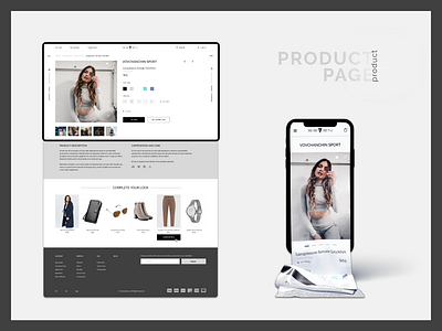 product page branding design logo minimal ui ux web website