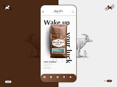 LGC - Coffee App - Part 01 of 06 animation app coffee design flinto interaction design ios logo motion order product design sketchapp ui ux