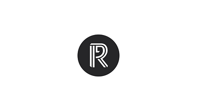 R G brand branding icon illustrator symbol typogaphy