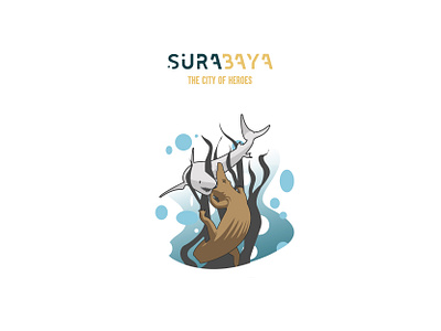 surabya art branding design illustration illustrator landmark logo vector vexel work