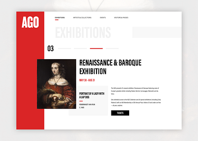 Art Gallery Landing Page art dailyui 003 gallery landing page rembrandt ui ux