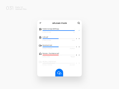 Upload files challenge daily 100 challenge dailyui design ui ui design userexperience userinteraction ux ux design