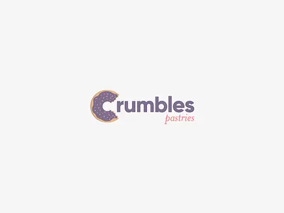Crumbles Pastries Logo bakery logo branding design graphic design identity logo logo design
