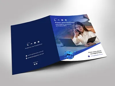 Globe Labs Sales Kit Folder brand design brand identity brand strategy brand studio branding branding agency branding design branding identity folder globe labs identity brand identity deisgn