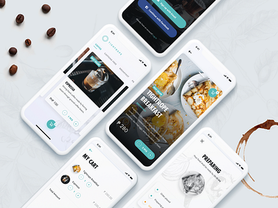 Tightrope Coffee - App UI Design coffee ios mobile app mvp startup ui ux