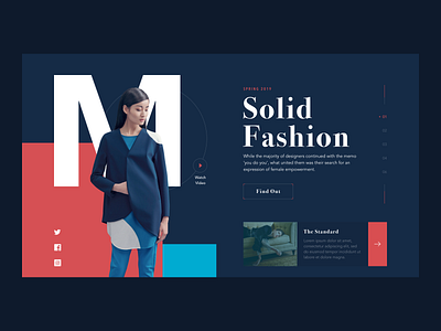 Fashion page daily 100 challenge daily ui fashion ui ui design ux web web design