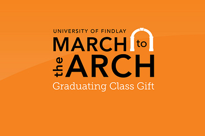 UF March to the Arch arch class gift giving logo