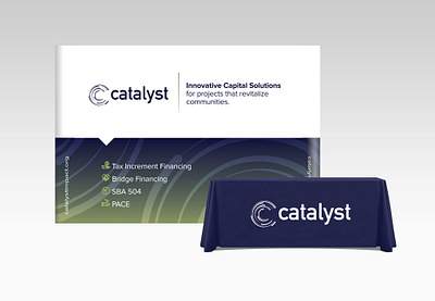Catalyst | Booth Exhibit Design booth design brand clean corporate corporate design exhibition booth design identity design investment logo design presentation design