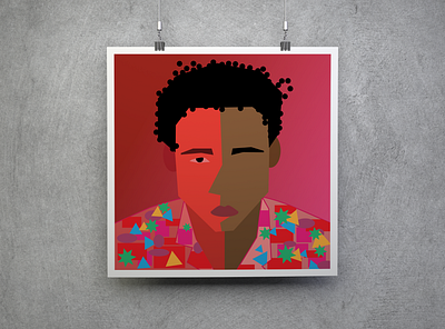 Because The Internet Childish Gambino Digital Art Poster album art childish gambino design digital art donald glover graphic design hip hop icon illustration minimalist music poster