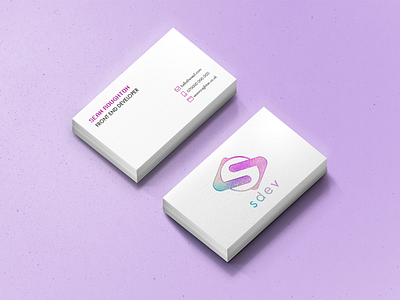 sdev - Visual Identity branding business card business cards business cards design holo holowave identity design logo logo design retro vaporwave visual identity