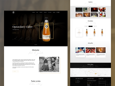 A. K. Cider - website html landing page ui ux web webdesign webdesigner website