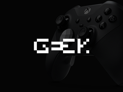 GEEK - Letterform design for Weekly Warm-Up branding design dribbble dribbbleweeklywarmup game games games logo geek letterforms logo logotype typography vector video game videogame warm up warmup weekly weekly challenge weekly warm up