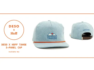 Deso x Hoff Tahoe Hat deso supply hat hat design hoff logo design product design