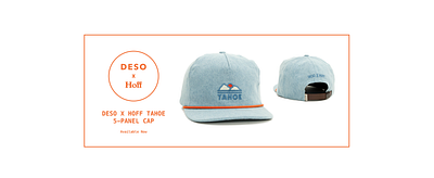 Deso x Hoff Tahoe Hat deso supply hat hat design hoff logo design product design